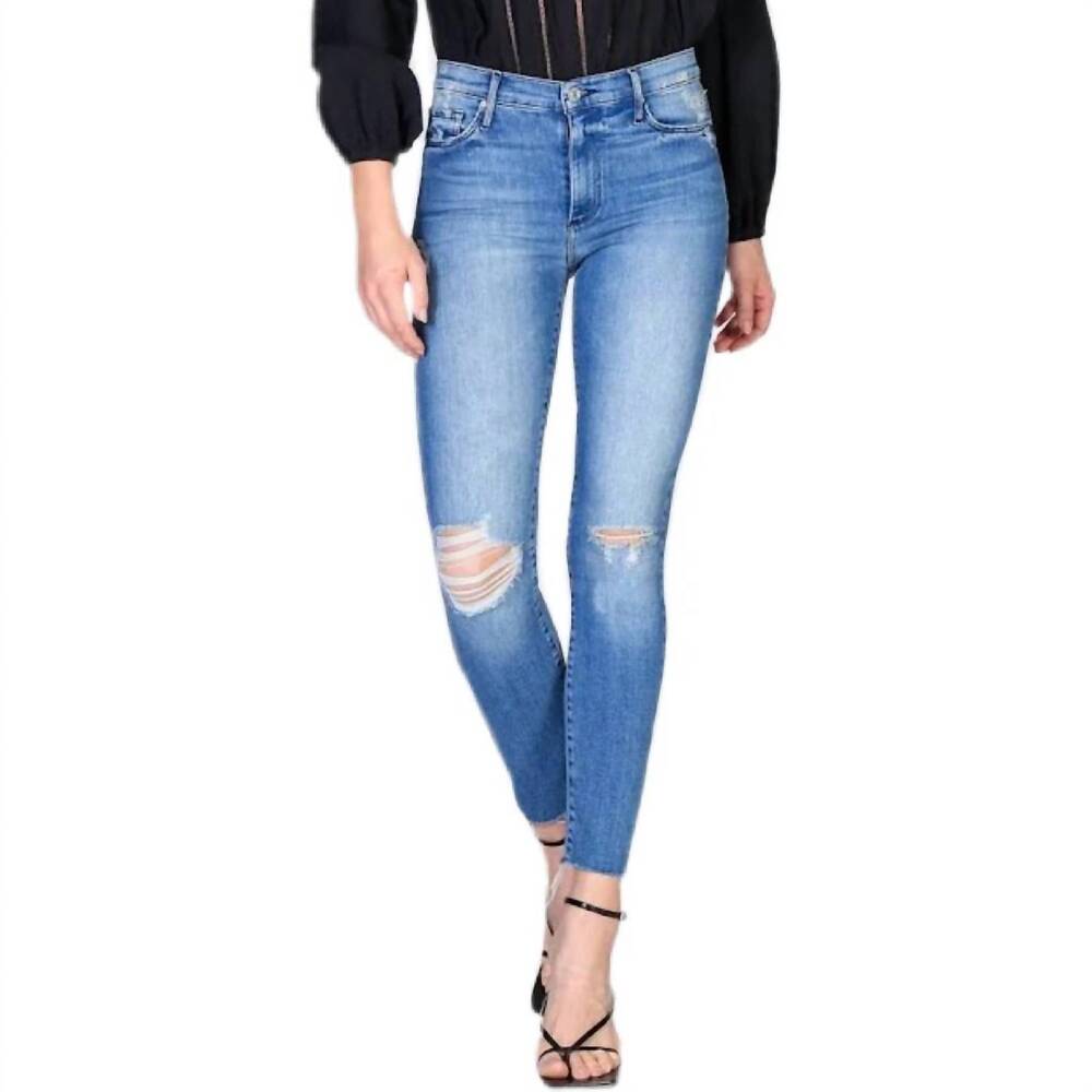 NEW BLACK ORCHID carmen high rise ankle fray jeans in roll the dice